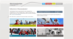 Desktop Screenshot of aktivitetsbanken.no